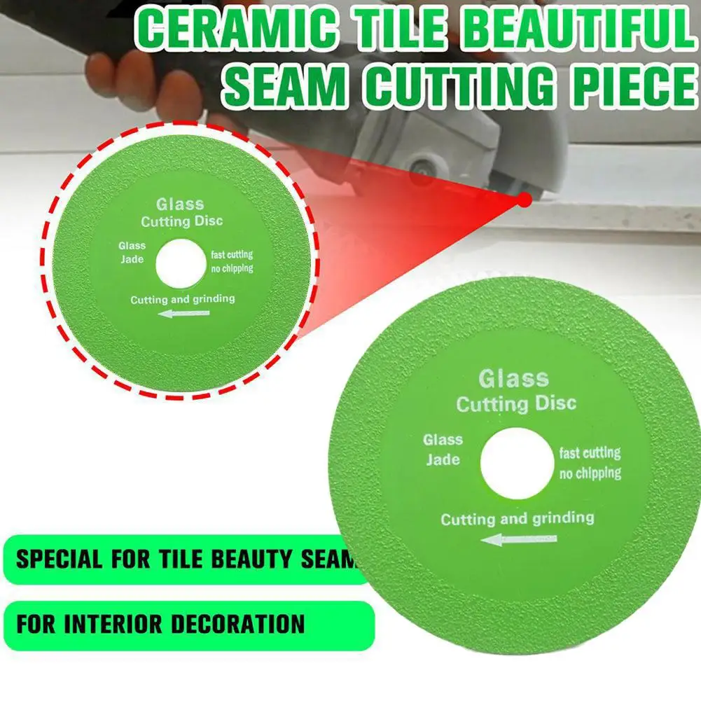 Glass Cutting Disc 125mm Jade Crystal Wine Bottles Disk Cutting Cutting Grinding Glass 100*20mm Chamfering Q6c7