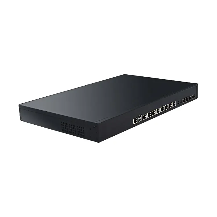 1U Firewall Router Pc Barebone 8 Lan Port Optional 2 Sfp 10g I3 I5 I7 I9 Xeon CPU Network Chip 1g 10g Rackmount Router Firewall