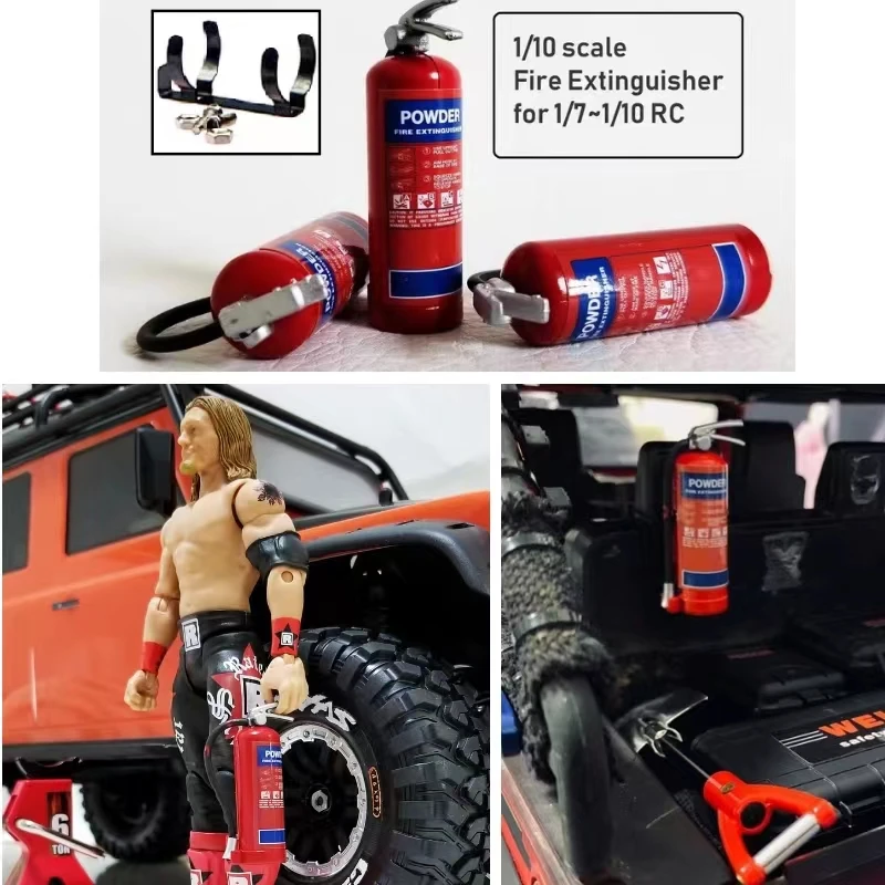 

Simulated fire extinguisher model decorative parts for 1/10 RC Crawler Car Axial Scx10 90046 D90 Trx4 trx6 Upgrade Accessories