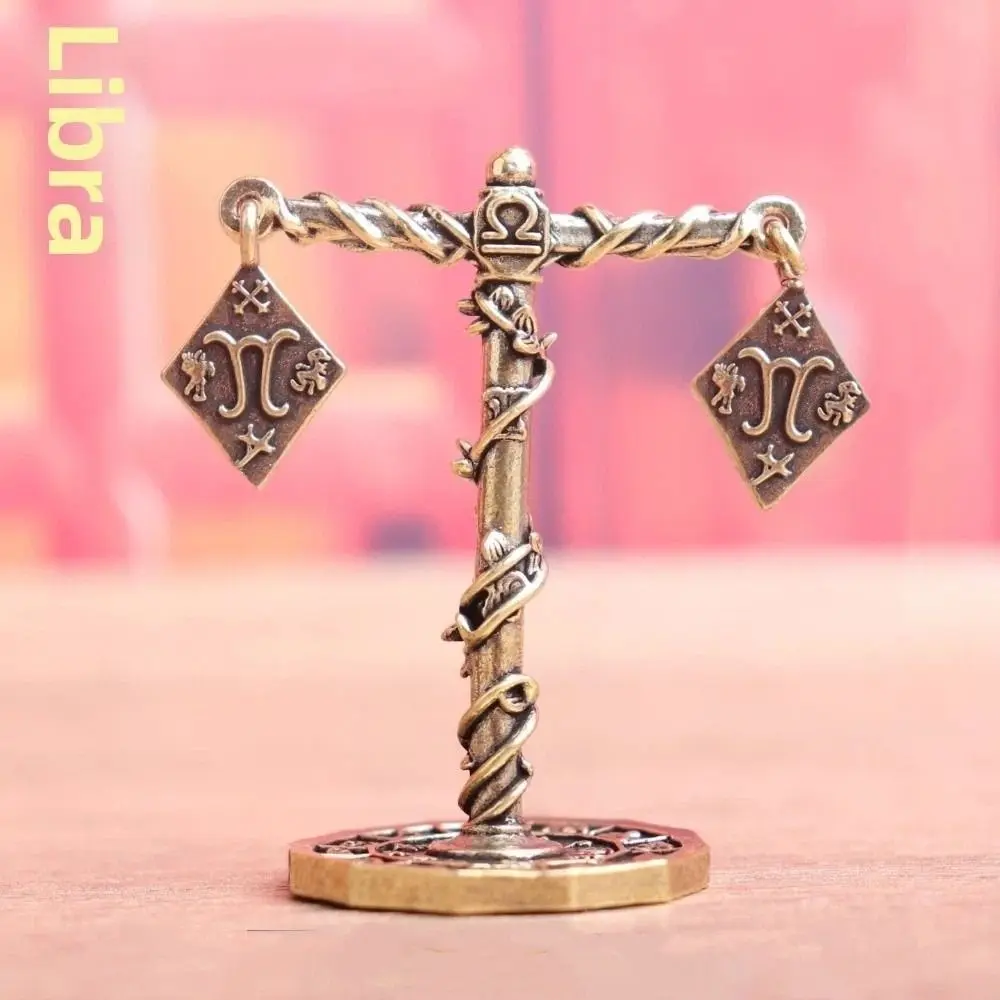 Vintage Collectible Figurines Miniature Artisan Craft The Twelve Zodiac Signs Decoration Desktop Ornaments Home Decor