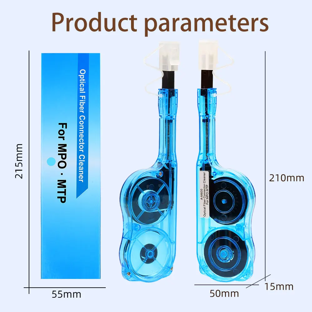 Средство для очистки фотоволокна MPO & MTP концевые волоконные поверхности один щелчок очиститель, ручка для очистки оптоволокна, 600 + купон очистки