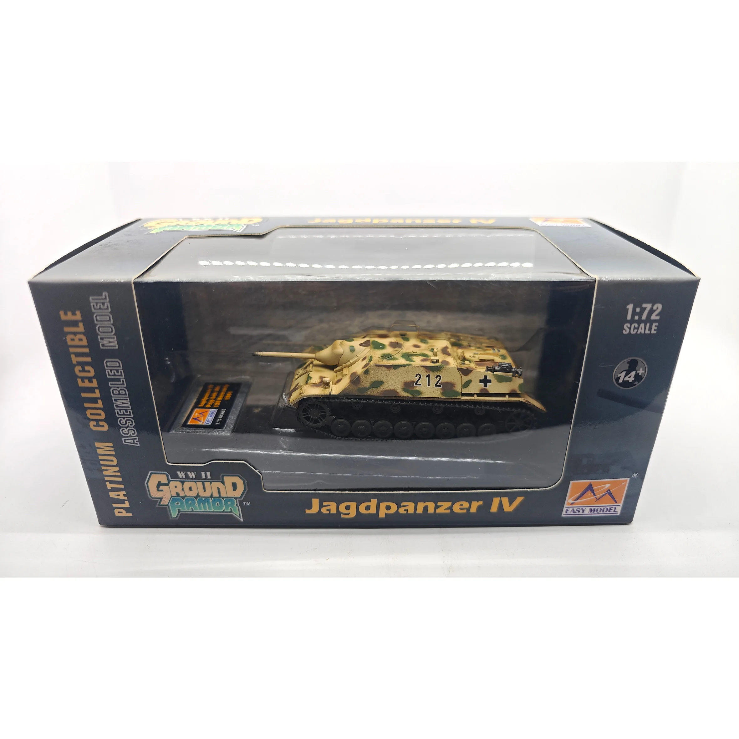Stock 36125 1:72 German IV Tank Model 1944 Static Finished Model (out of print)