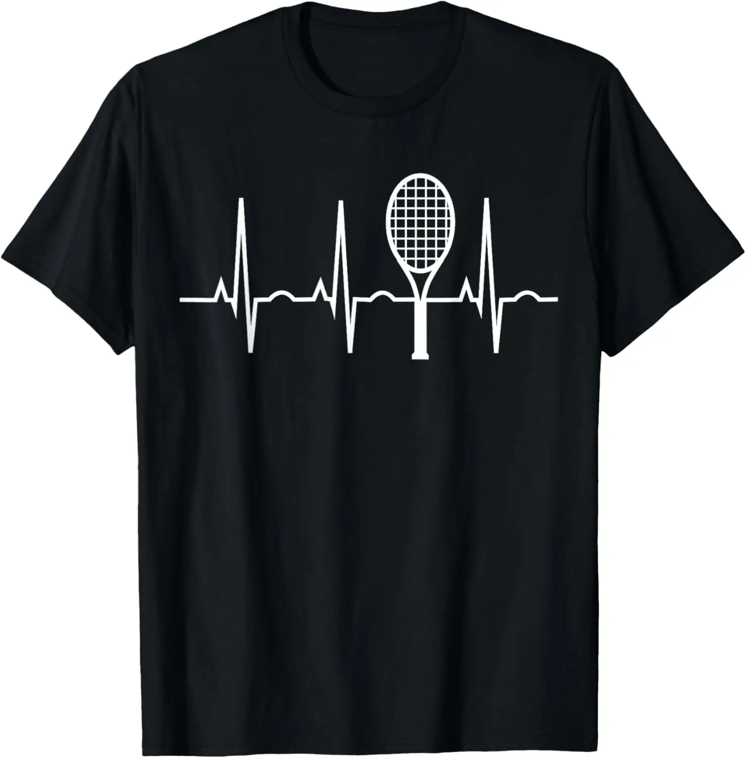 Tennis Lovers Heartbeat Jersey Gift for Tennis Players T-Shirt