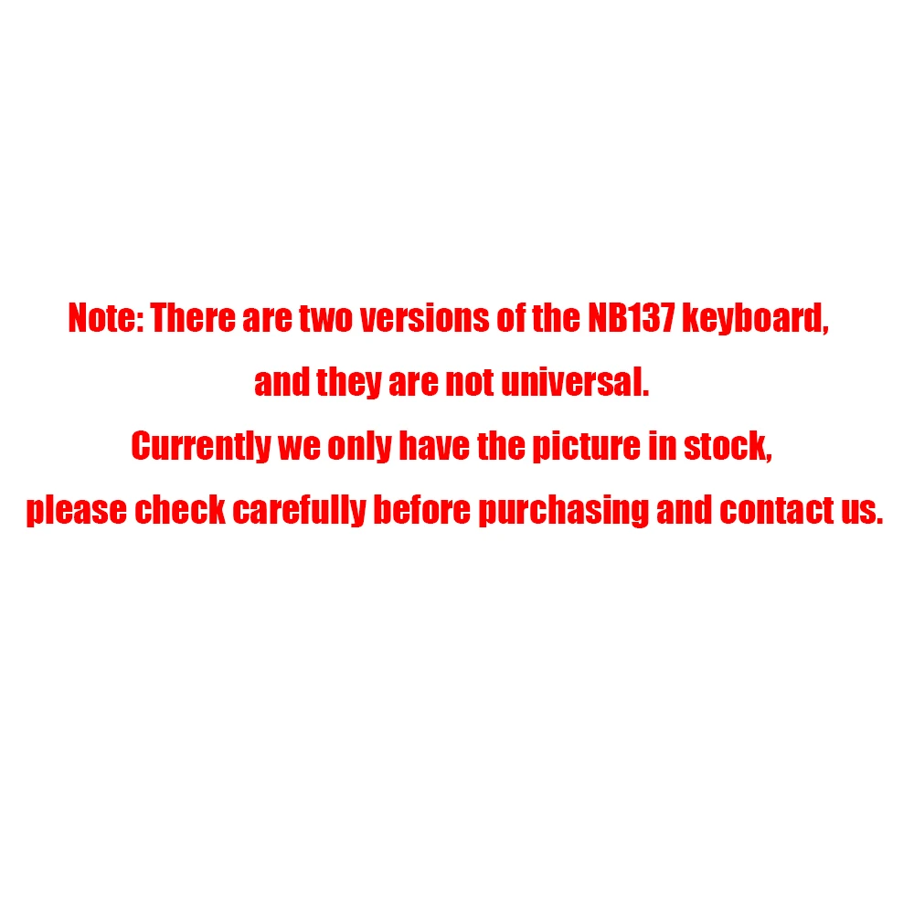 Laptop Replacement Keyboard For Irbis NB137 NB137S English US Black Without Frame New Version 2