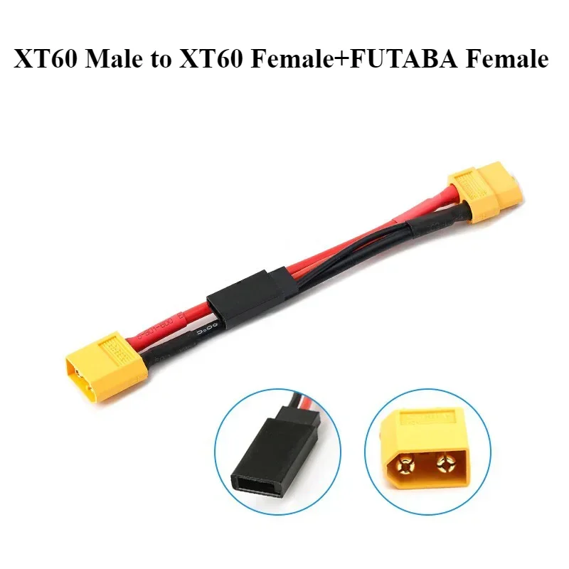 

RC Aircraft Deans T Plug XT60 Extension Cable with JST Parallel Battery Connector Plug adapter for RC FPV MultiRotor Aerial car