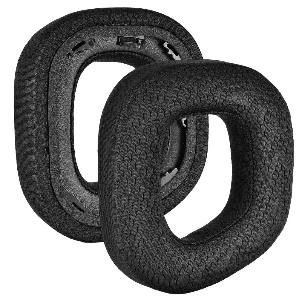 1 زوج سماعة وسادة ل CORSAIR HS80 RGB اللاسلكية سميكة مريحة الأسود بلوتوث متوافق سماعة الأذن وسادة