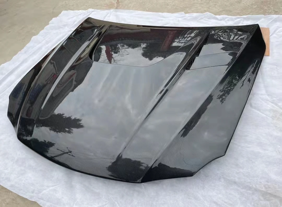 Lightweight Open-Hole Hood for Lexus IS Series IS300 IS250 IS200 Excellent Modified Carbon Fiber Cover New Condition Clips