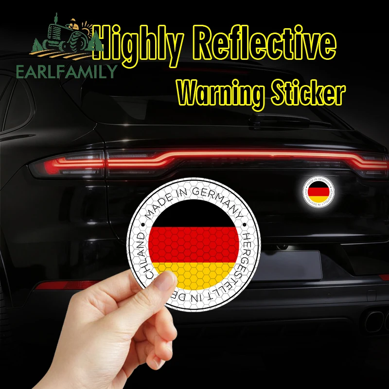 

EARLFAMILY Sign Made in Germany Reflective Personality Air Conditioner Decals Funny Car Stickers Vinyl Motorcycle Decoration