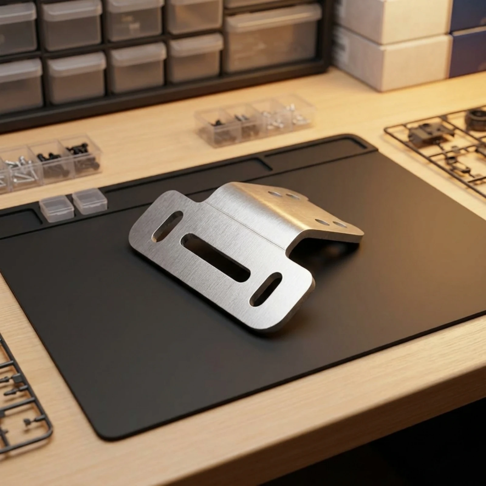 Rear Wing Mounting Bracket Brushed Rear Wing Mount High-Strength More Long-Lasting for Hobbyists