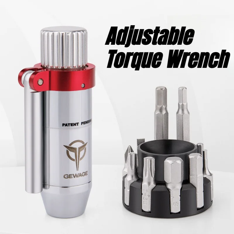 Professional Adjustable Bike Torque Wrench Small Torque Wrench Portable Combination Wrenchs Set Kit Bicycle Repair Hand Tools