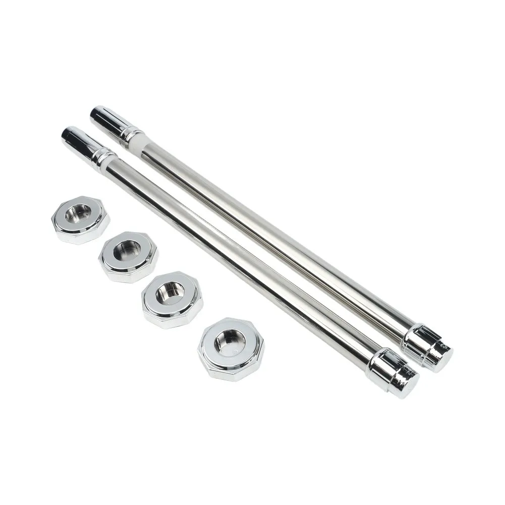 Adjustable Telescopic Support Rod 50-80cm Stainless Steel Cabinet Lift Arm with Locking Mechanism for Sink Vanity Sofa