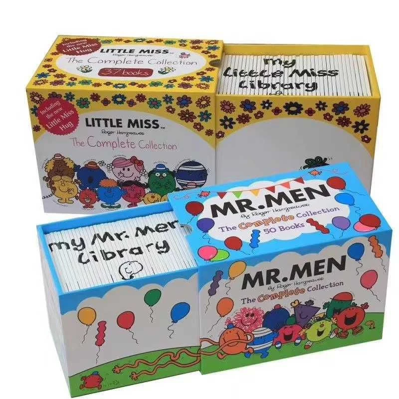 Little Miss 37 Books Mr. Men 50 Books English Story Picture Books Baby Bedtime Stories Manga Book English Livros Libros
