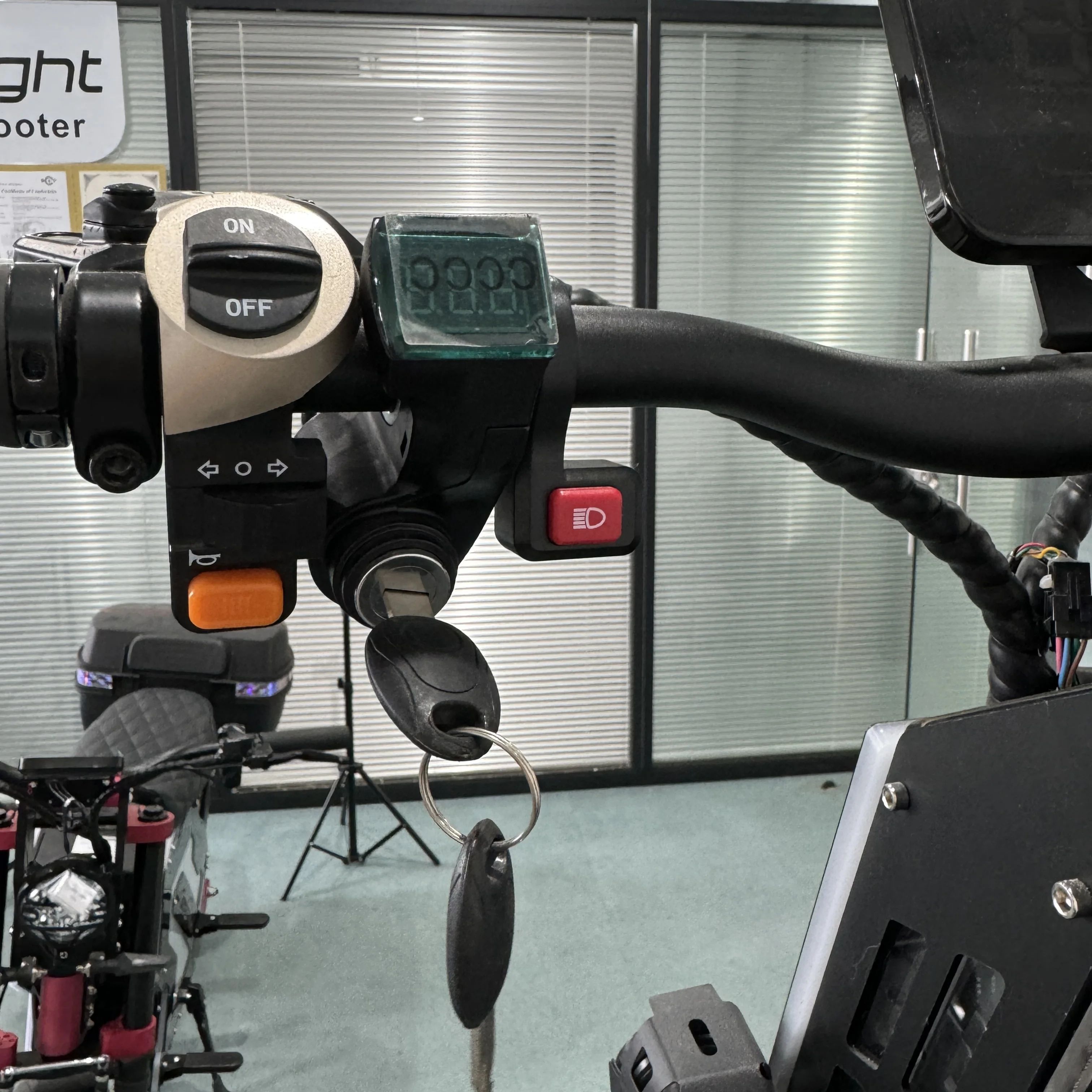 

Electric Scooter Key Lock Voltage Meters Key Switch Electric Scooter Ebike Parts for Repair and Assembly