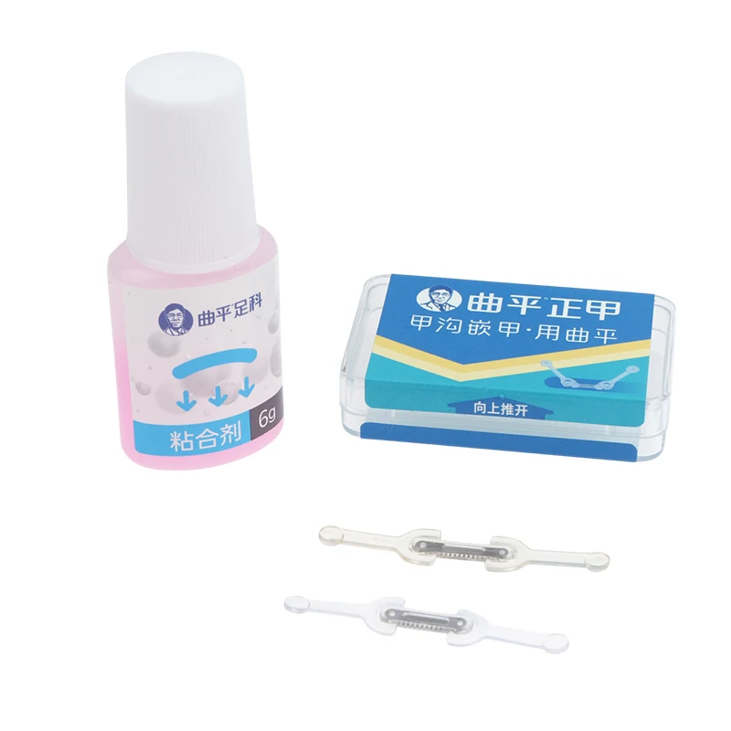 Ingrown Toenail Correction Patches & Braces - Elastic Straightening Clips Pedicure Tools for Toenail Care Treatment