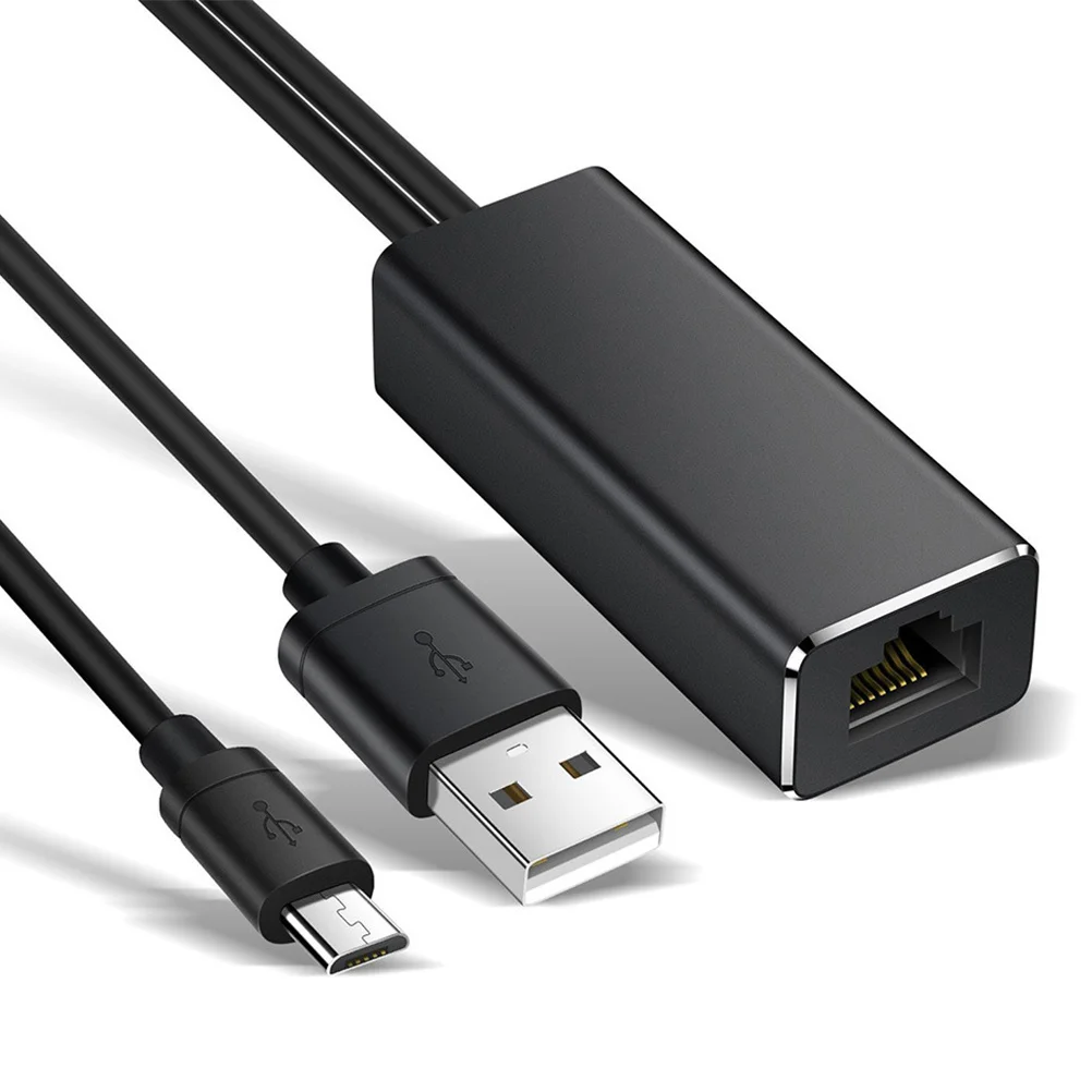 

10/100Mbps To Network Card Network Card For Fire Ethernet Adapter For Stick Black Ethernet Adapter