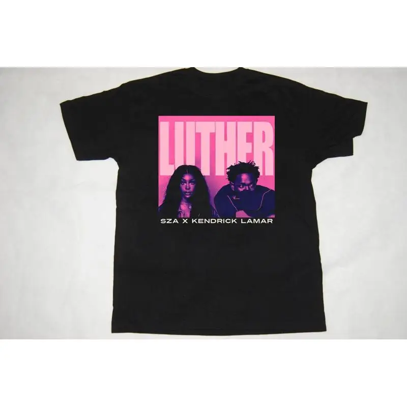 

New Luther Kendrick Lamar Sza Black T Shirt Cotton All Size