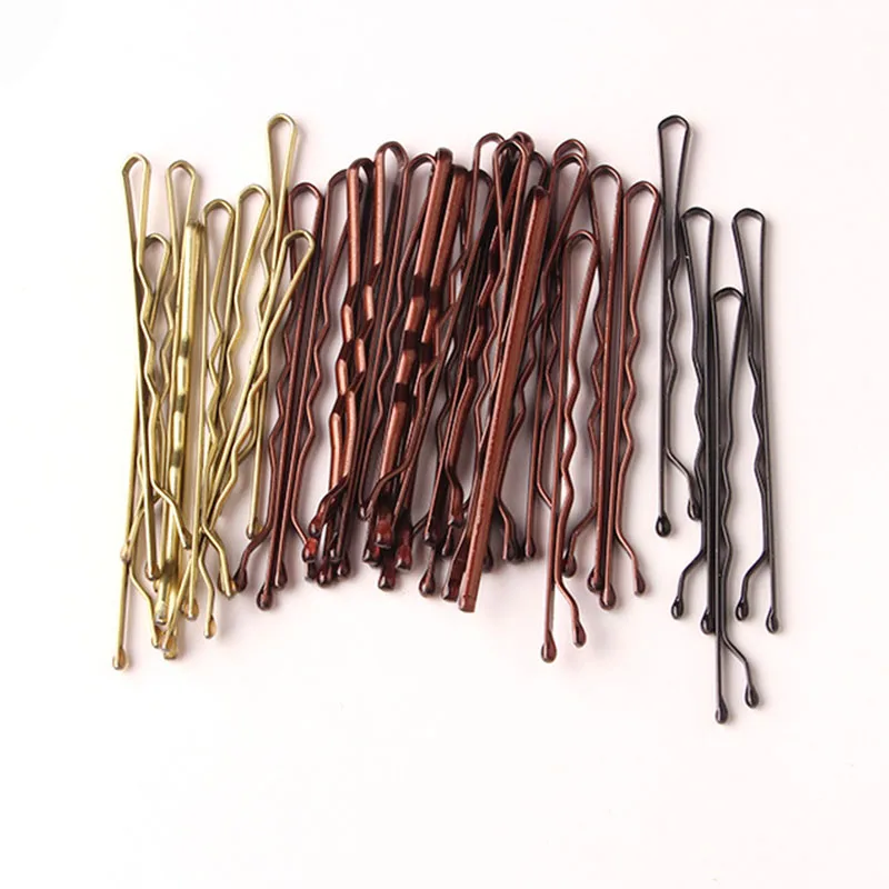 150/50PCS Schwarz Haarnadeln Für Frauen Haar Clip Dame Bobby Pins Unsichtbare Welle Hairgrip Haarspange Haarspange haar Clips Zubehör – Detail 10
