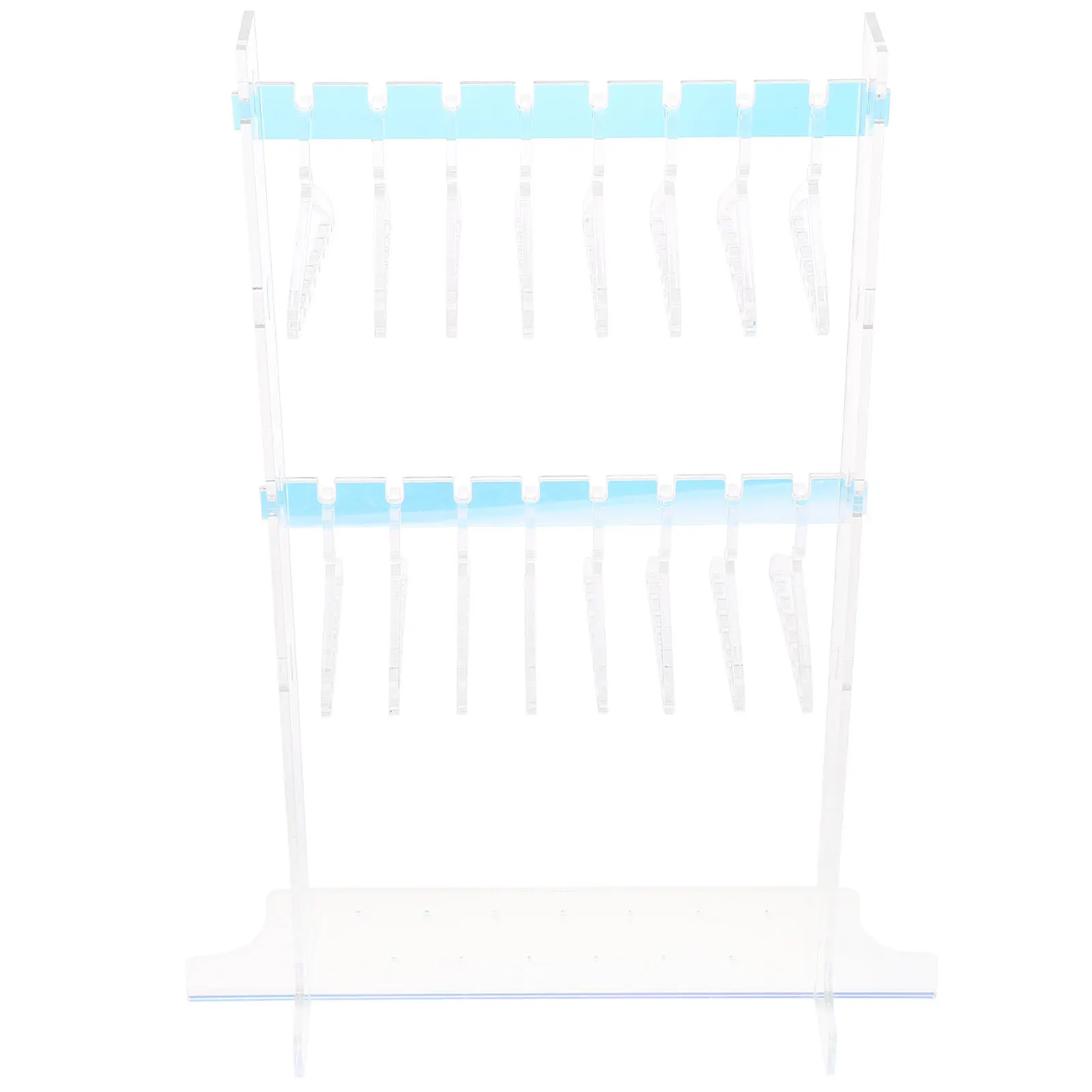 

Набор из 1 шт. стильной акриловой подставки-органайзера для серег с мини-вешалками для хранения и демонстрации серег-гвоздиков и ювелирных изделий