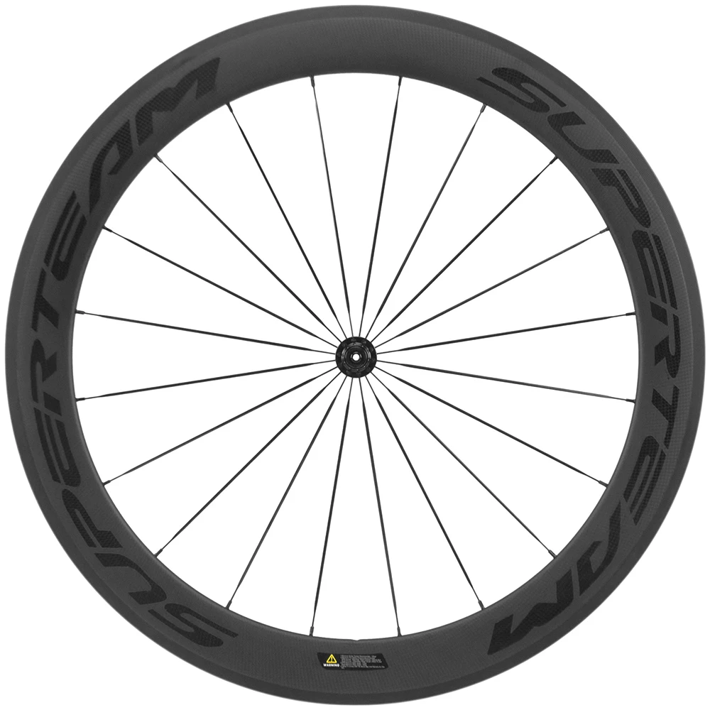 60+88mm full carbon wheelset road bicycle wheels clincher superteam bike wheels in USA