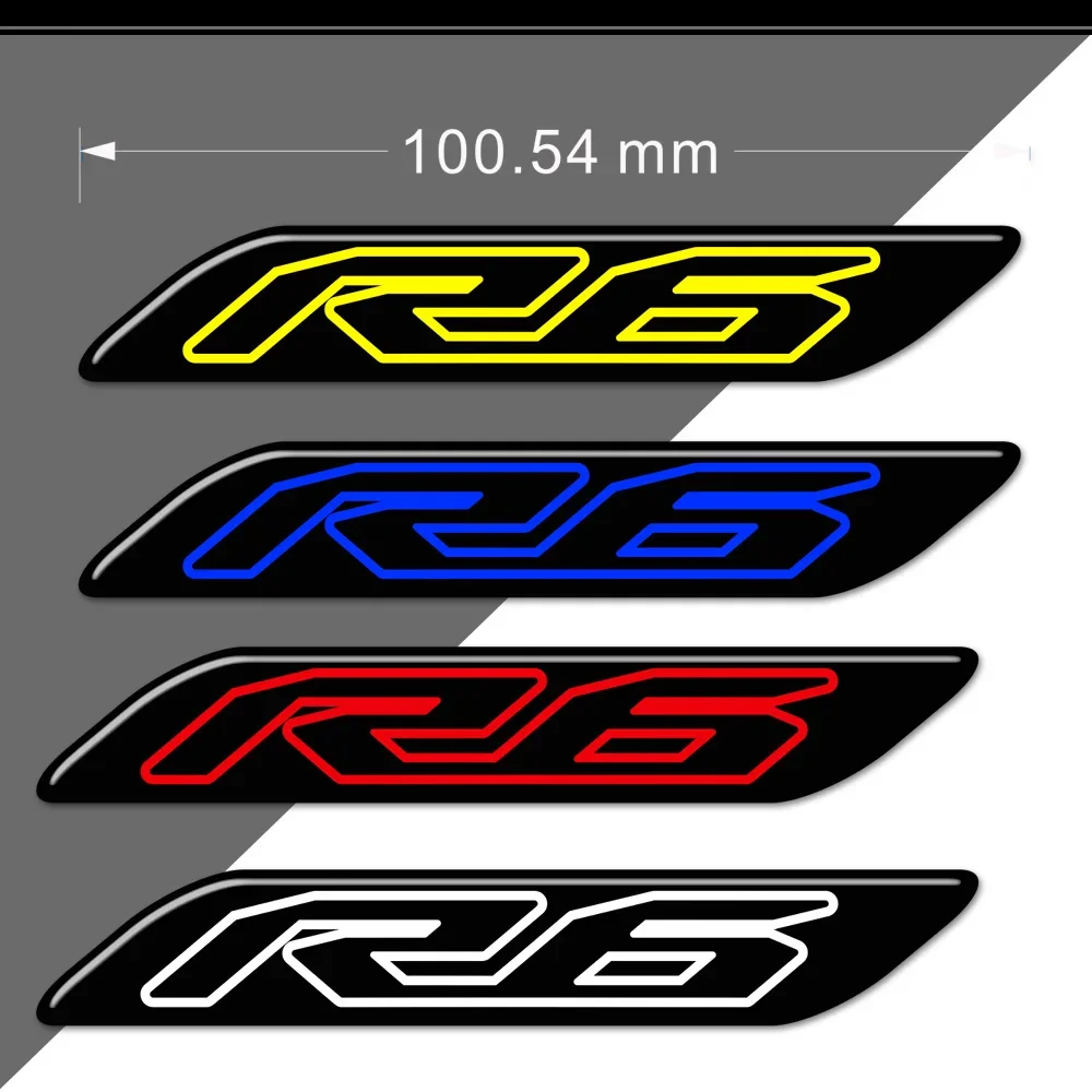 For YAMAHA YZF-R6 YZFR6 YZF R6 Motorcycle Tank Pad Fuel Oil Kit Protector Fairing Emblem Badge Logo Stickers Decals 2015-2020