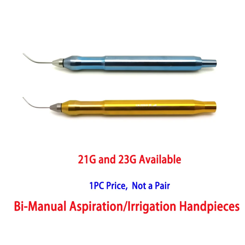 Bi-Manual Irrigation Handpieces Bi-Manual Aspiration Handpieces Capsule polisher bimanual irrigation aspiration opthalmology