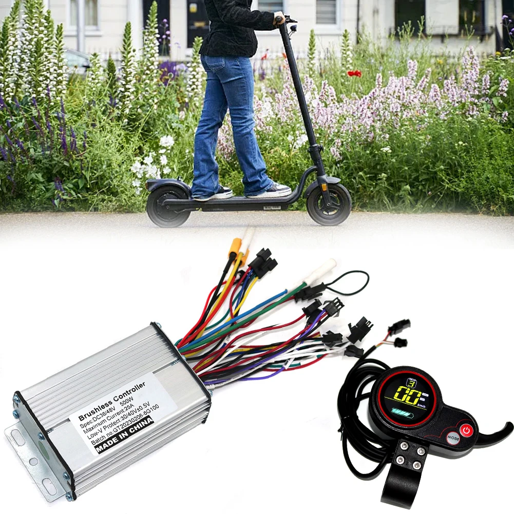 

240g 8.5oz Ebike Controller Kit 500W Electric Bike Controller E-ABS Brake Over-current Protection Steady Speed Control