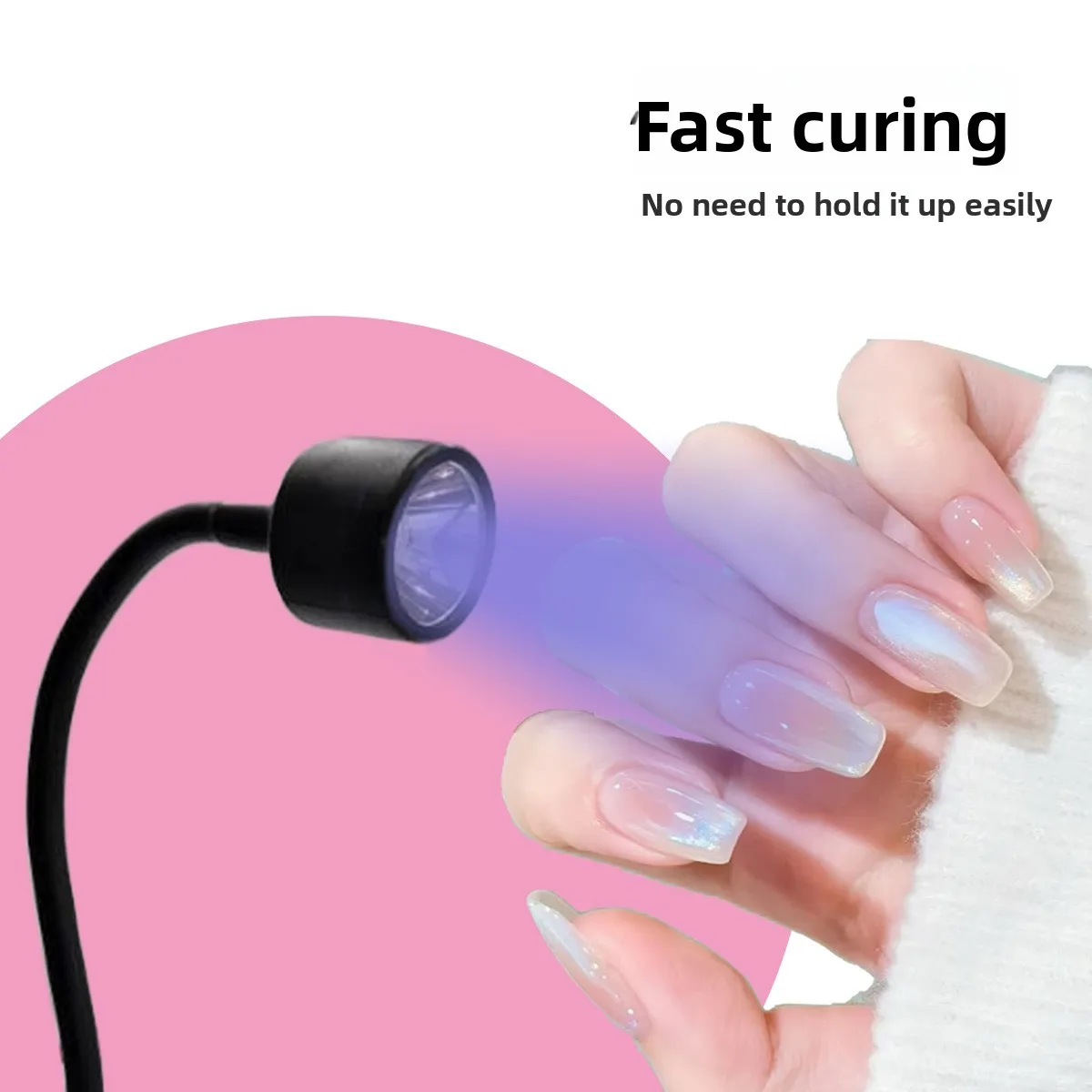 Mini Nageldroger UV LED Nagellamp Opvouwbare USB-uithardingslichten Bureaulamp voor gellak Sneldrogende Nail Art Droger Manicure Tool