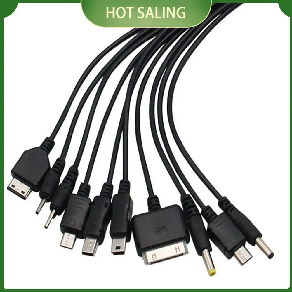 RYRA-Cable cargador 10 en 1 para múltiples teléfonos móviles, Cable de carga, Micro Mini USB