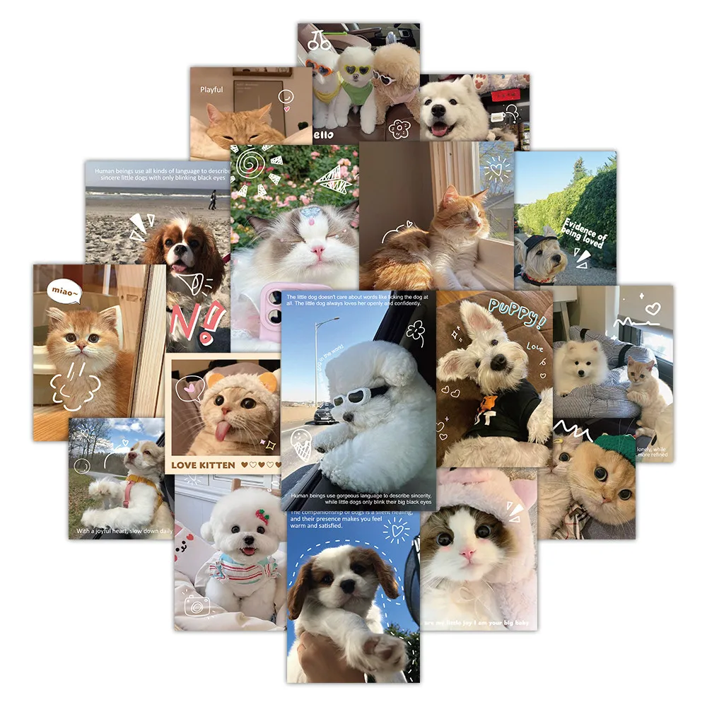 20-Pack Furry Friends Decal Set - Collector’s Edition Stickers for Tech Gear & DIY Craft AnimeWorlds Store