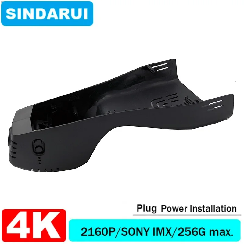 4K 2160P Plug and Play Easy Installation Car DVR Wifi Dashcam Dual Lens  For BMW X6 30d For BMW X6 40i For BMW X6 40d 2020 2021