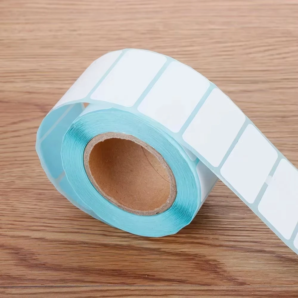 50-100mm Instant Print Thermal Stickers High Adhesion Barcode Labels Waterproof Design for Express/Pharmacy/Inventory Management