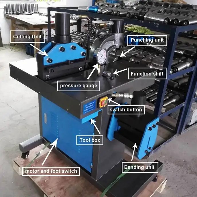 CB-150D Small Portable Hydraulic Busbar Bending Machine for 150x10mm Busbar