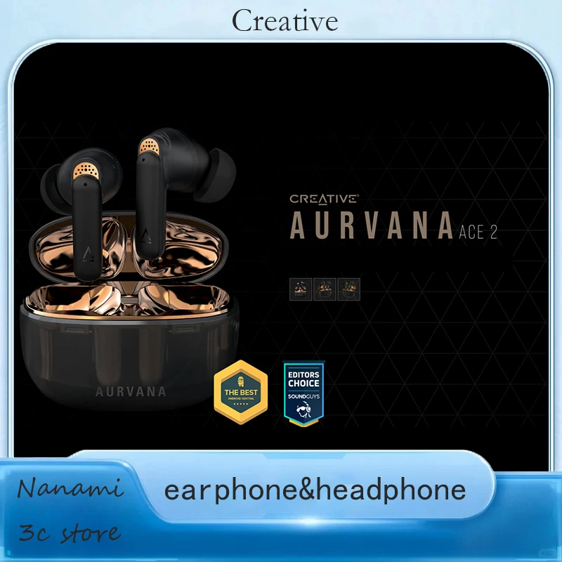 Creative Aurvana Ace 2 True Wireless Bluetooth Earphones LE Audio AptX Lossless Audio XMEMS Sound Unit Active Noise Reduction