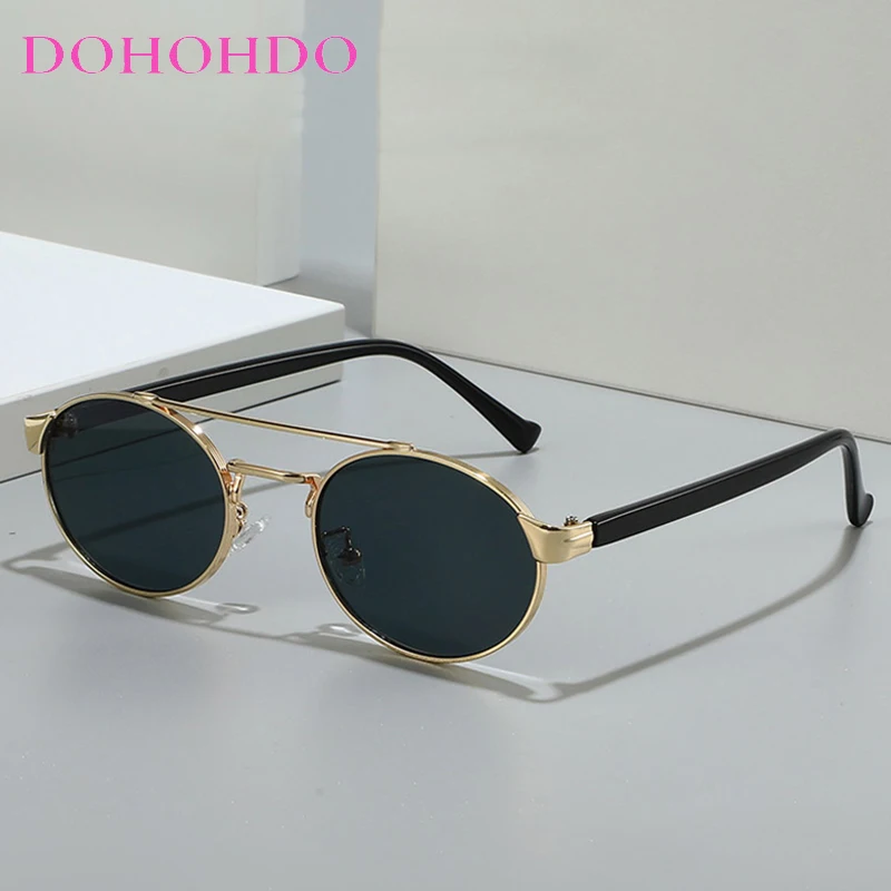 

Small Frame Metal Pilot Sunglasses UV400 Male Round Sun Glasses Women And Man 2025 Vintage Metal Summer Style Gafas De Sol Mujer