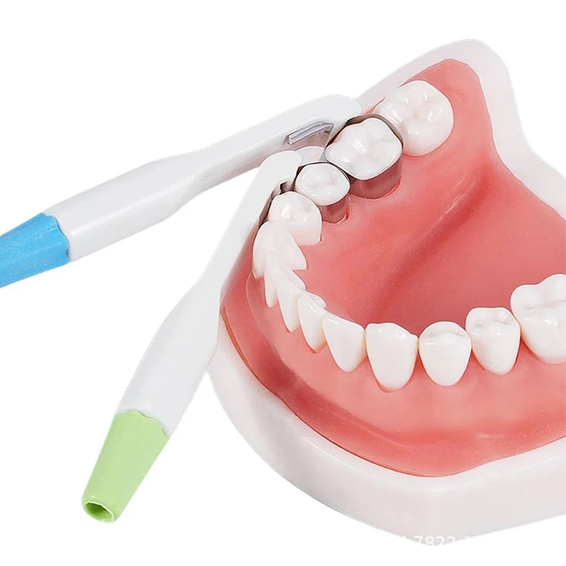 Banda de matriz Dental, anillo ajustable de matriz de acero inoxidable de 4,5/6mm, banda de matriz premetal Dental, anillo de matriz contorneada seccional