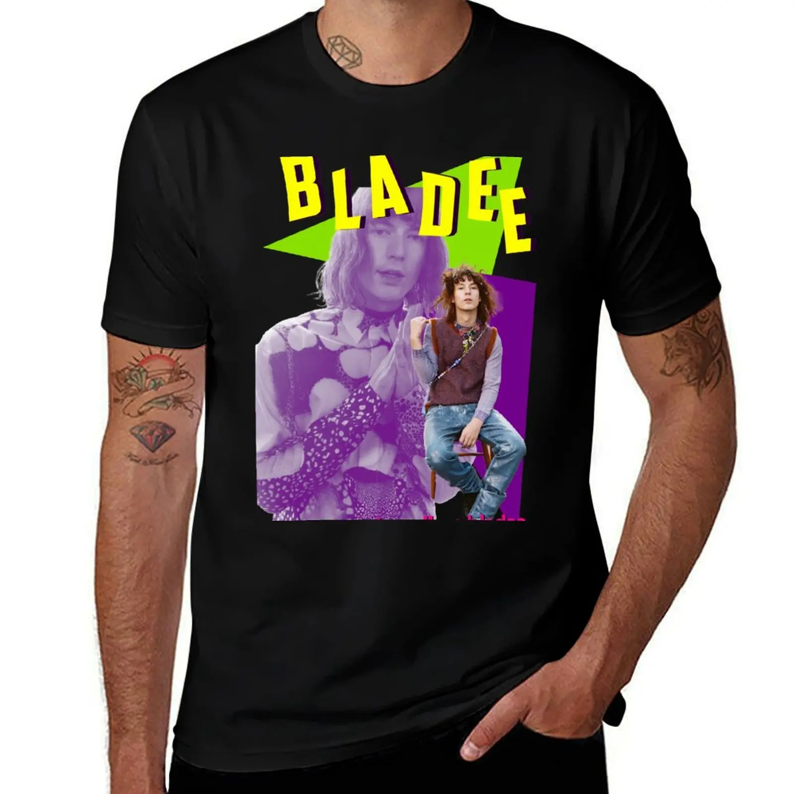 Bladee Drain Gang 90s Style T-Shirt Water Resistant Casual T-Shirt