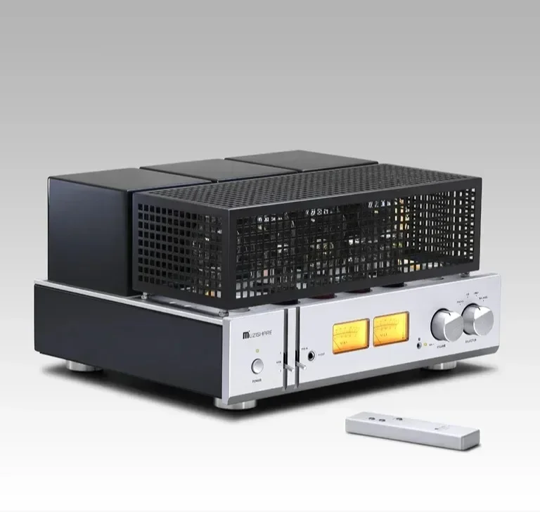 AMXEKR Muzishare X9 Combined Single Ended Class A Vacuum Tube Machine Power Amplifier 300B Tube Amplifier Pre Phono Vu Meter