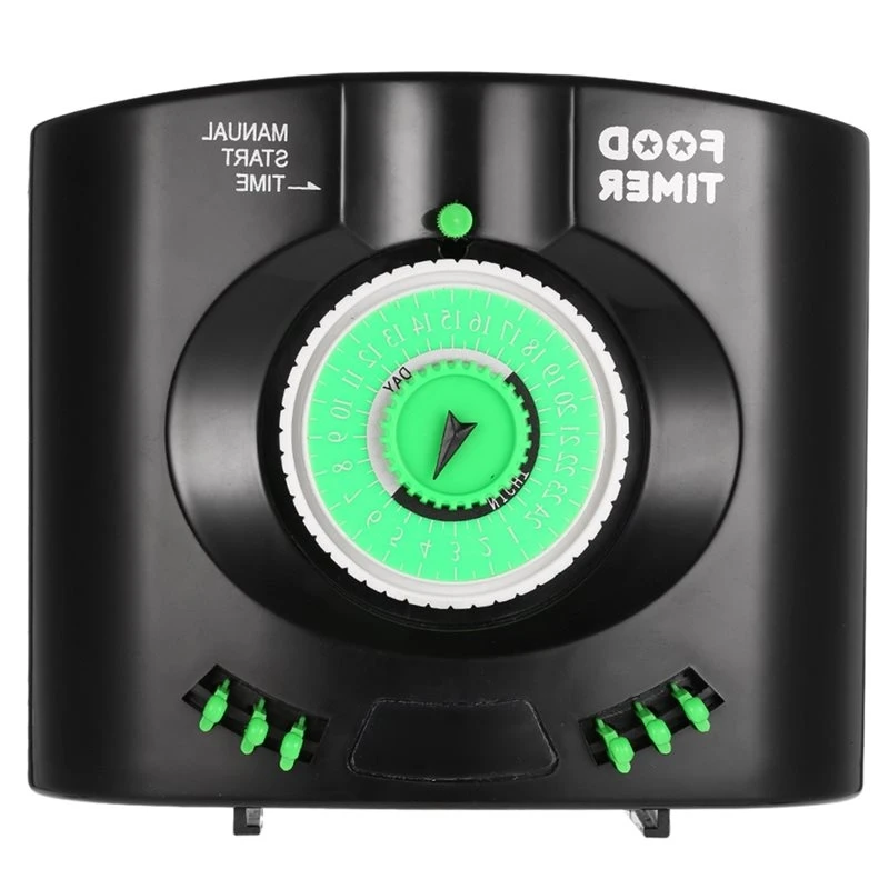 RMWIN-Aquarium Fish Feeder Timer - Wall Mounted Battery Operated