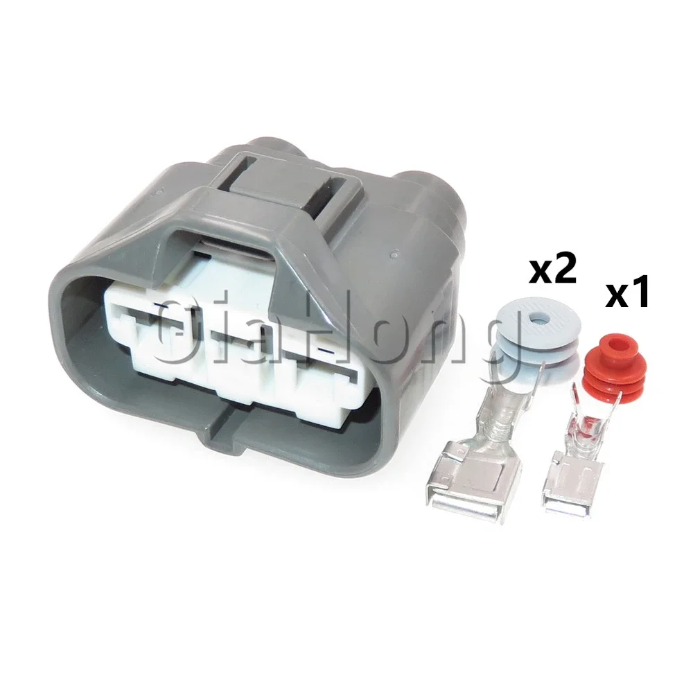 1 Set 3 Ways AC Assembly Auto Parts 6189-0588 Car Sealed Wire Cable Socket Automotive Fan Motor Composite Connector