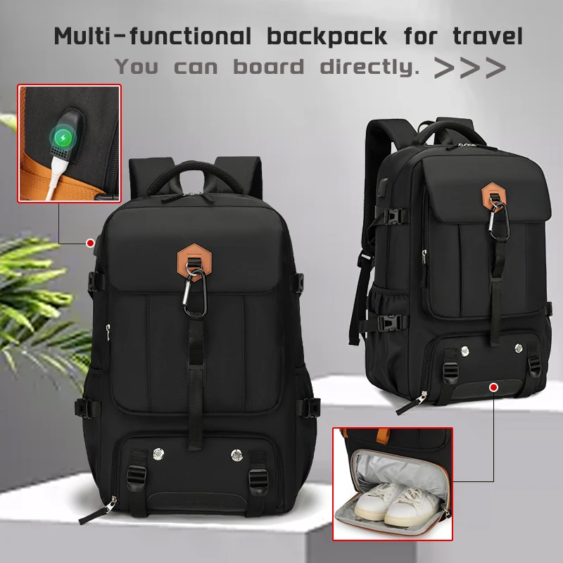 70 liter large capacity leisure travel backpack, lightweight and splash proof, outsourced cross-border popular computer backpack