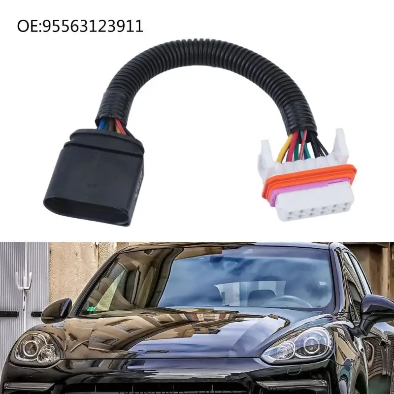 Lighting Repair Wire Harness for Select 2003-2006 3.2L 4.5L Models, Headlamp Service Wiring with Part Number 95563123911