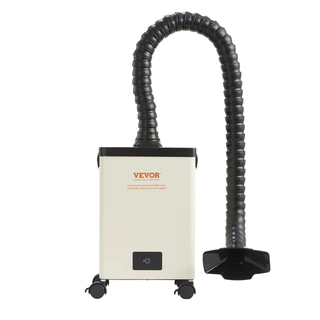 SucceBuy Odpylacz do Płynów Lutowniczych 100W/150W Odpowietrznik 332 m³/h Mocne Odsysanie Absorber Dymu Oczyszczacz do Grawerowania Spawania
