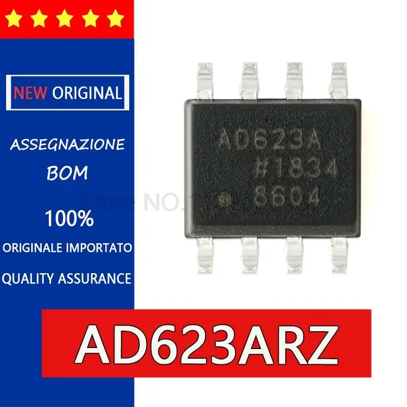 New and original AD623A AD623AR AD623ARZ AD623  SOP8Patch SOP8 instrumentation amplifier, operational amplifier chip, IC chip