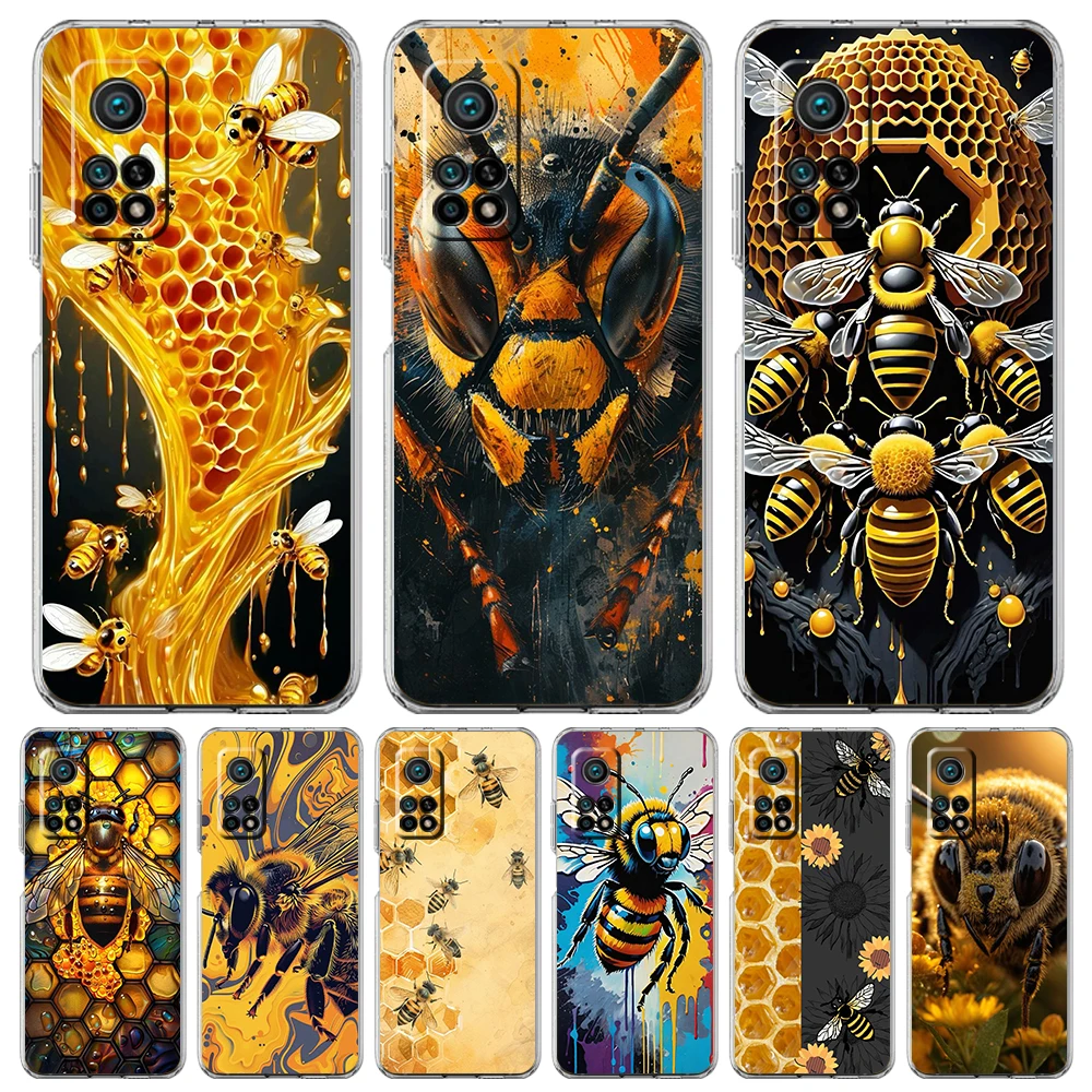 Bugs bees scientific decomposition Transparent Phone Case for Xiaomi Mi 14 13 12 11 Ultra Poco X3 NFC F3 F6 Pro Soft TPU Shell