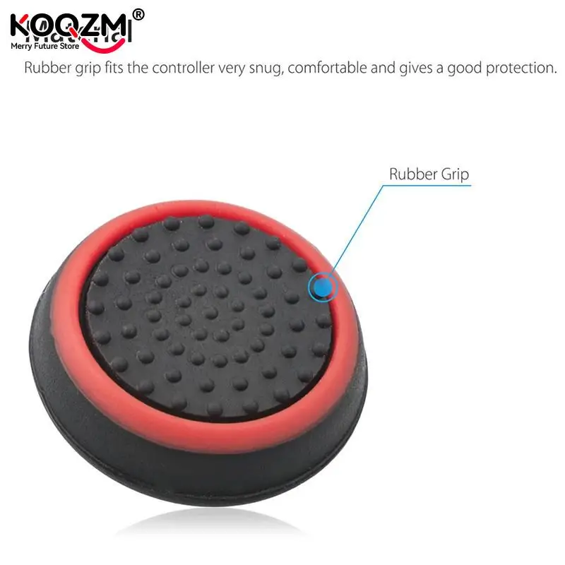 4pcs Silicone Analog Thumb Stick Grips Cover For Xbox 360 One Playstation 4 For PS4/PS3 Pro Slim Gamepad Cap Joystick Cap Cases