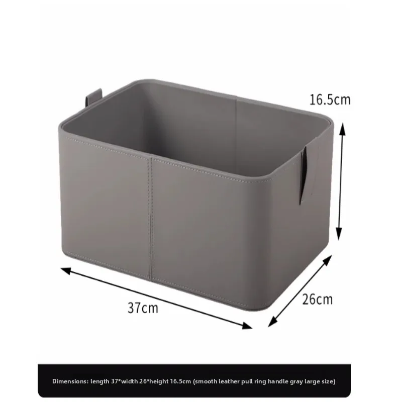 Bandeja Organizadora de Cuero Premium, Caja de Almacenamiento Todo en Uno para Escritorio de Sala de Estar, Organizador Multifuncional para el Hogar y Adorno Decorativo