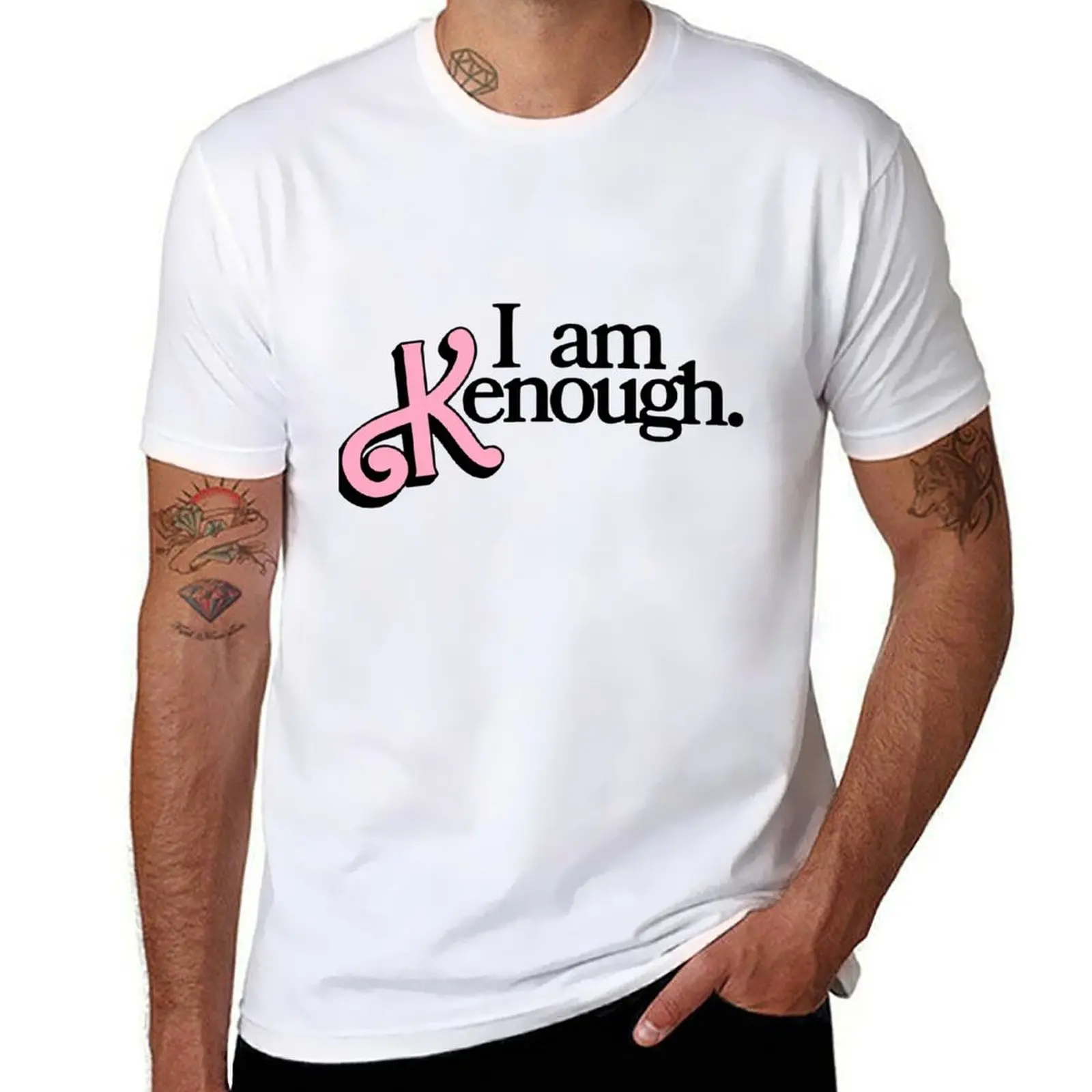 

I am Kenough design T-Shirt Basic Tee Shirt for Everyday Outfit