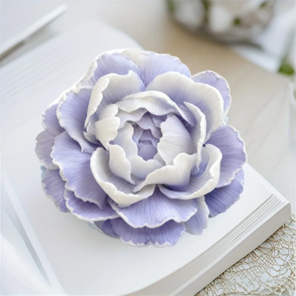 Hochwertige, wiederverwendbare Silikonform für Blumen – exquisites Blütenblatt-Design, geeignet für die Herstellung von Schmuck, Seifen und Wachsfiguren, zur Dekoration von Wohnräumen – das ideale