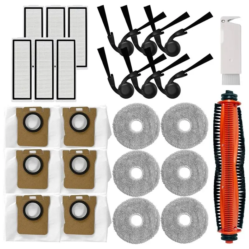 

【RABATT】For Xiaomi Robot Vacuum 5& 5 Pro,Replacement Kit- Brushes, Filters, Mop Dust Bag Accessories
