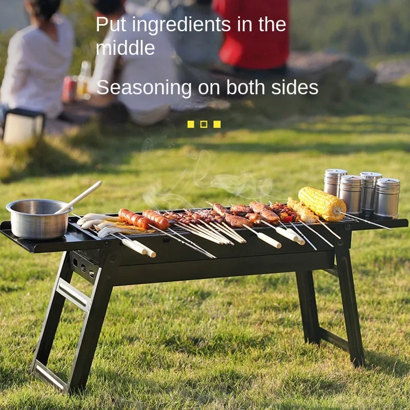 

Полный набор инструментов для уличной плиты, грили для барбекю, древесный уголь, бытовые складные удобные инструменты для барбекю